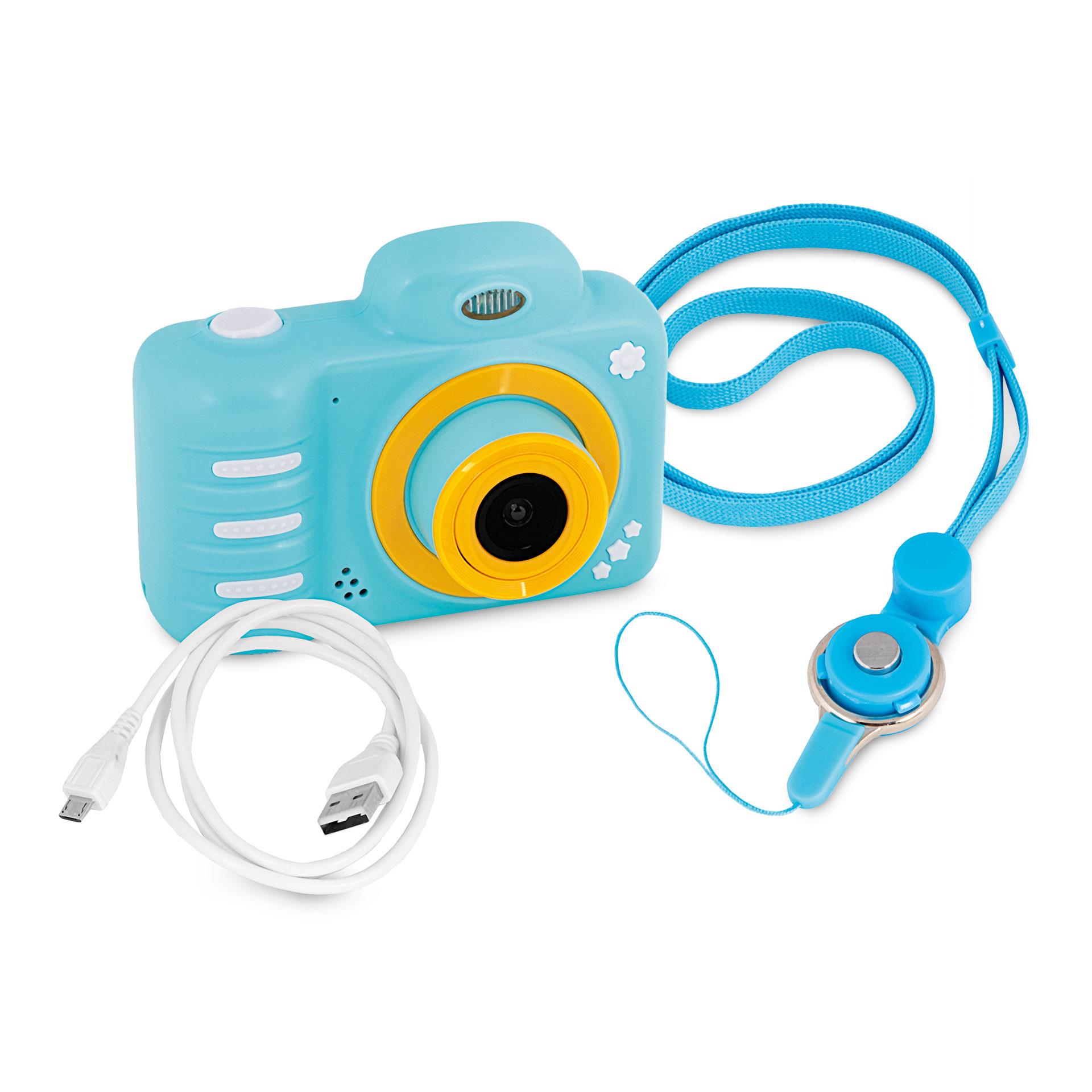 Appareil photo numérique pour enfants - Bleu - incluant Carte Micro SD 16  GB - Silvergear