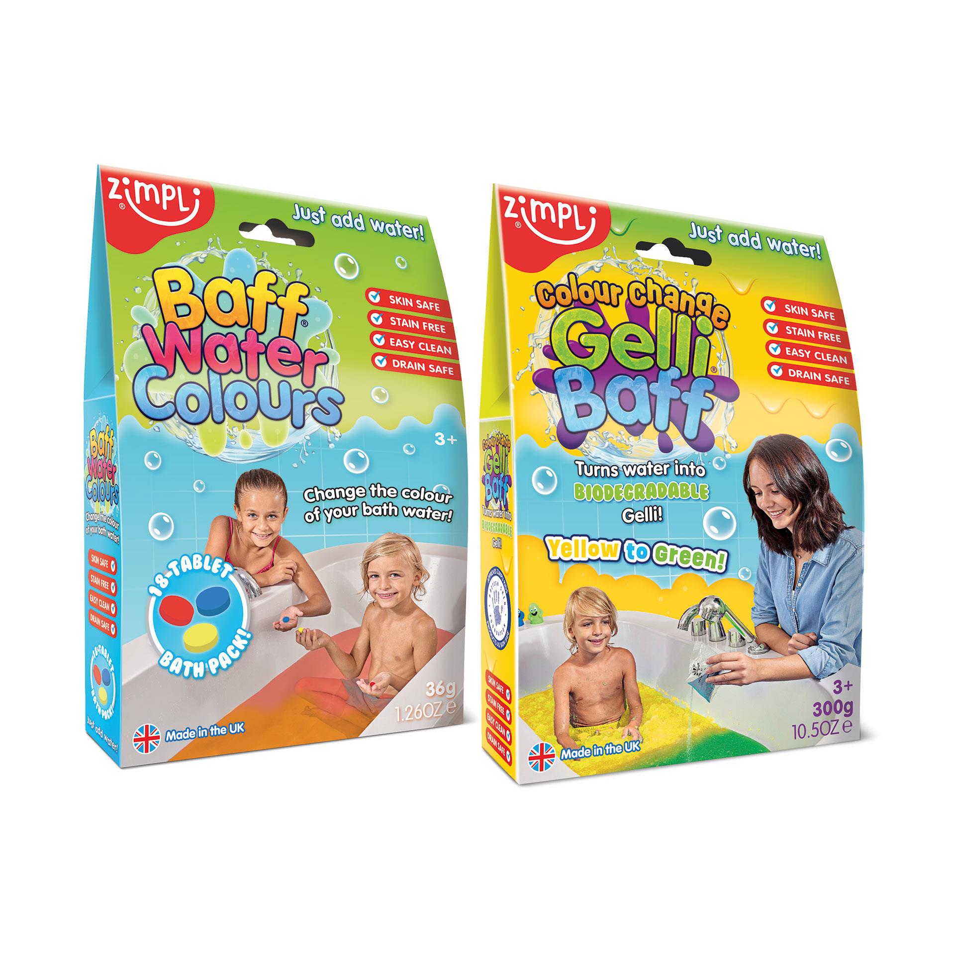 Farbwechsel Gelli Baff und Badefarben 2er Set