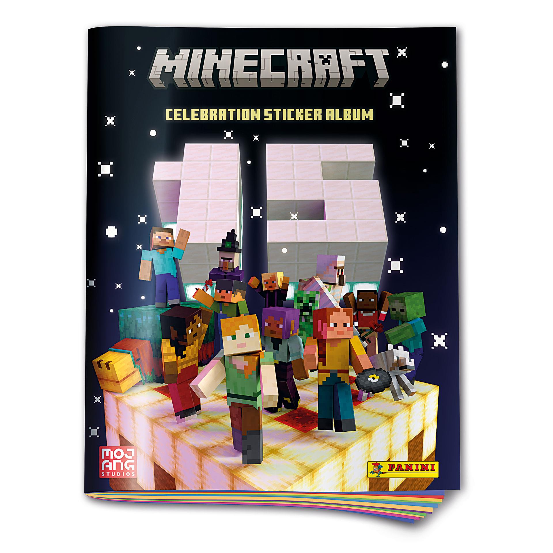 Minecraft Celebration Panini Sticker Album