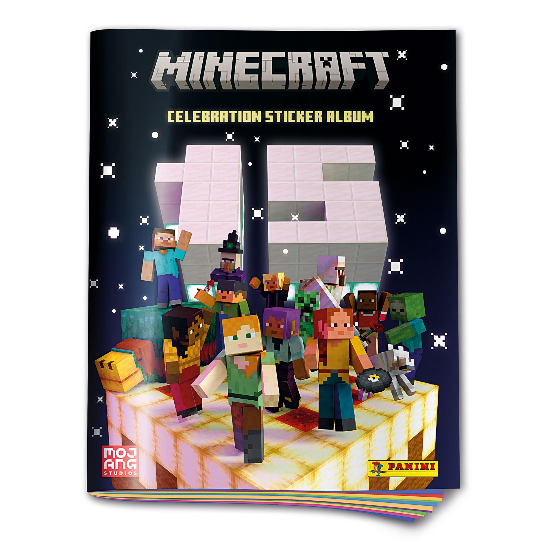 Minecraft Celebration Panini Sticker Album (französische Version)