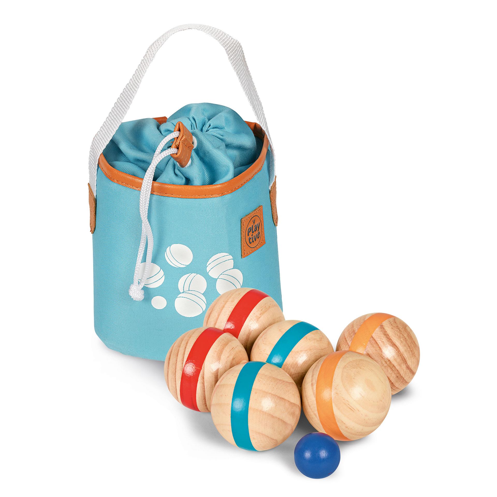 Holz Boccia Set im Säckli BEA Toys