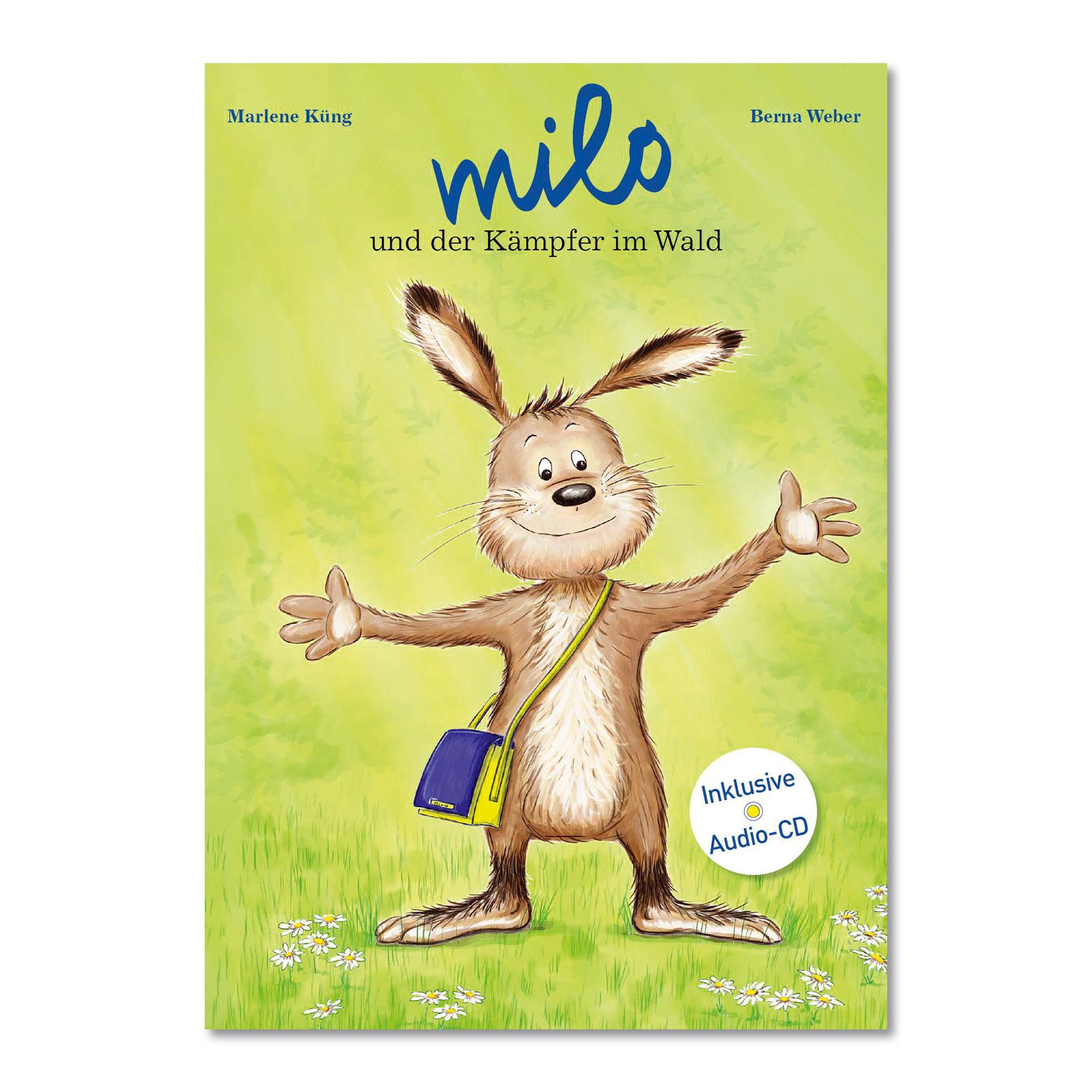 Hase Milo und der Kämpfer im Wald – Kinderbuch inkl. CD