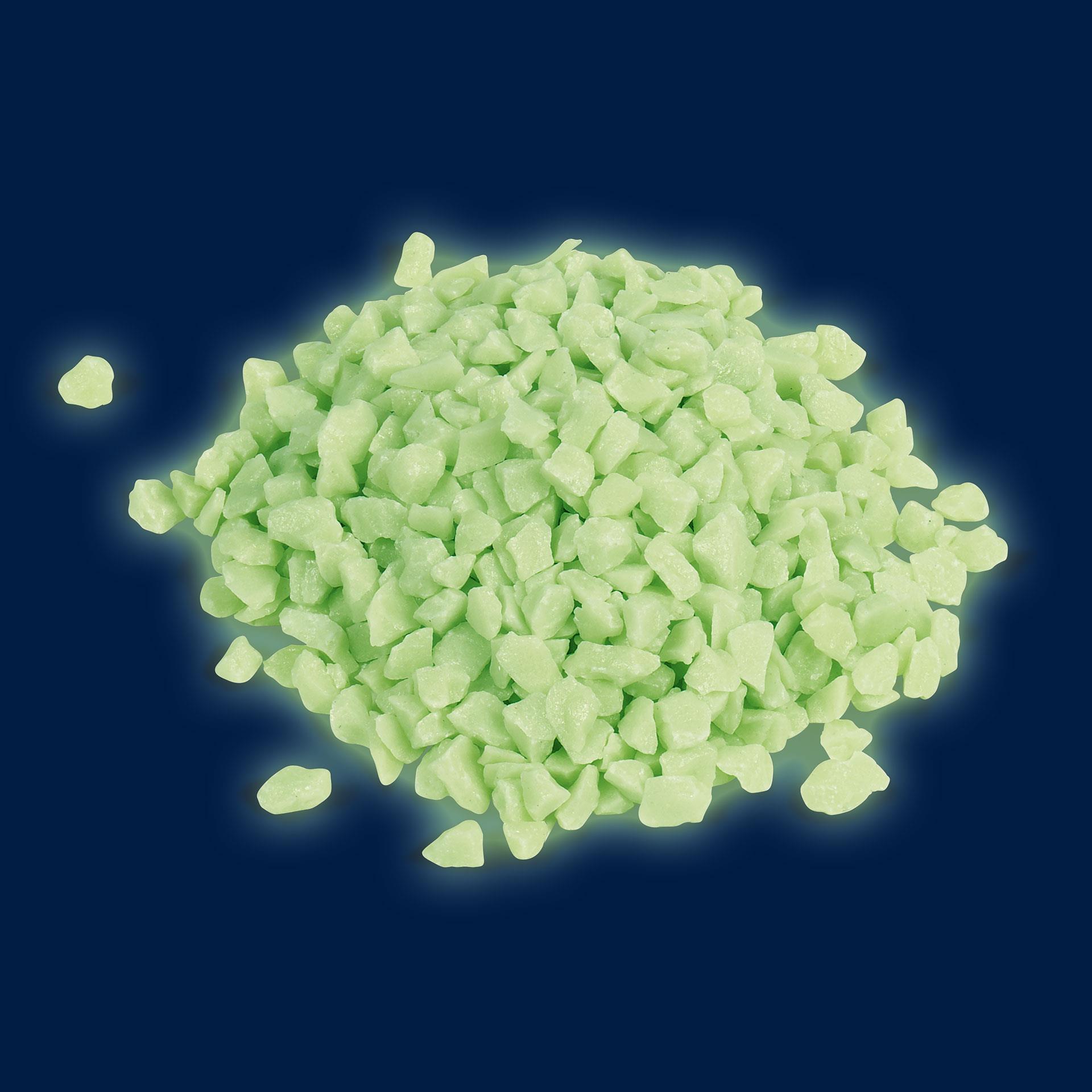 Leuchtsteine Glow in Dark Grün 1 kg