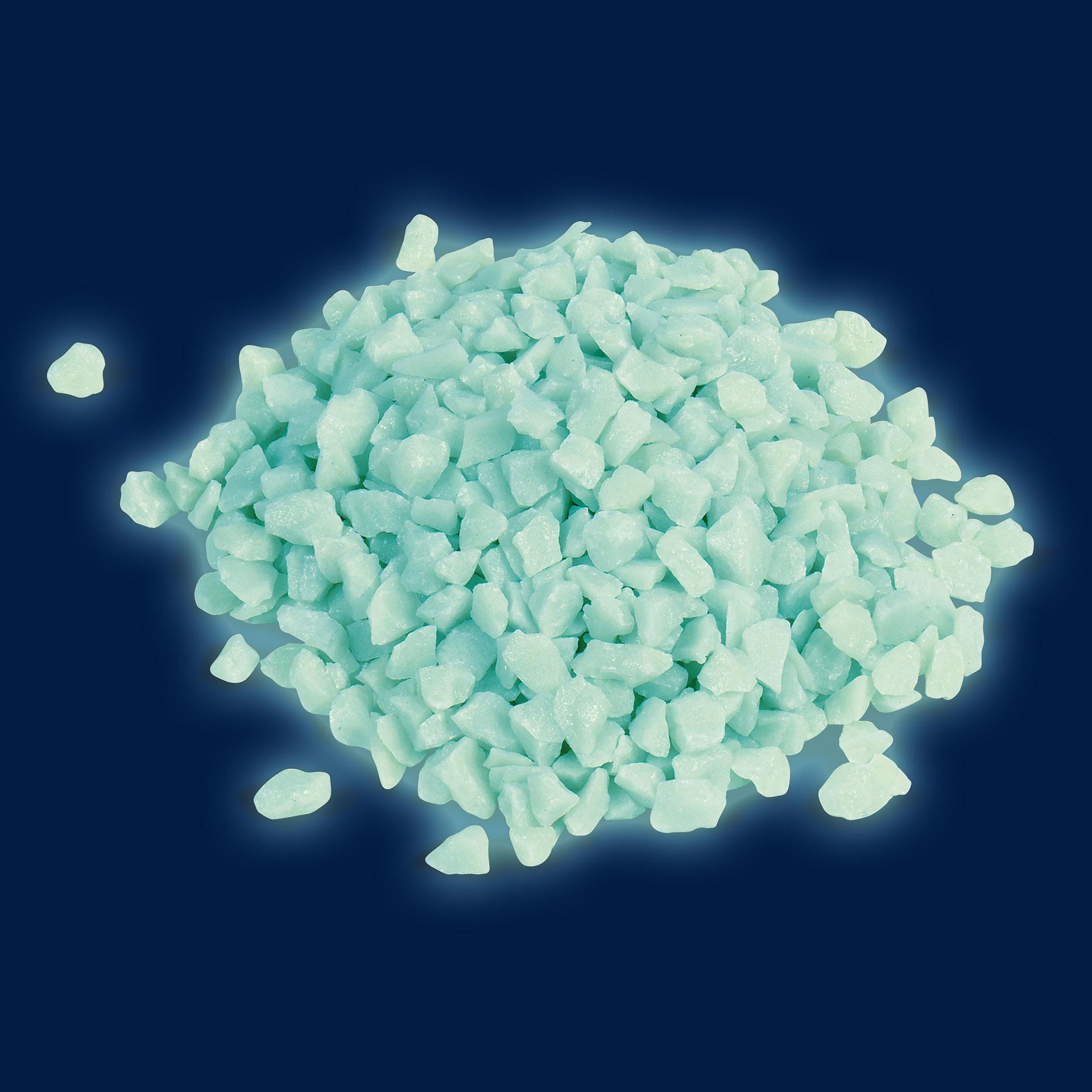 Leuchtsteine Glow in Dark Blau 1 kg