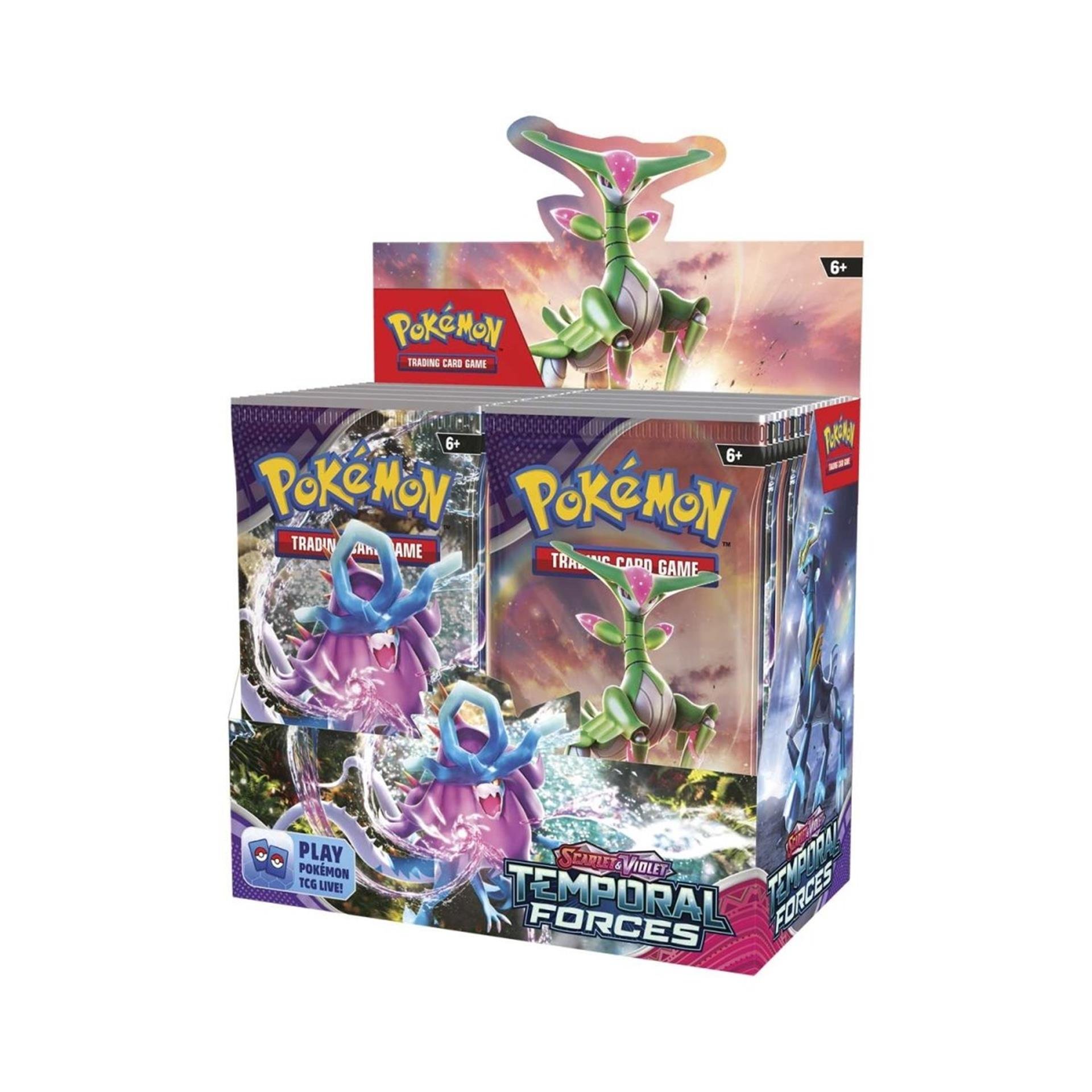 Pokémon TCG: Scarlet & Violet-Temporal Forces Booster Display Box (engl.)