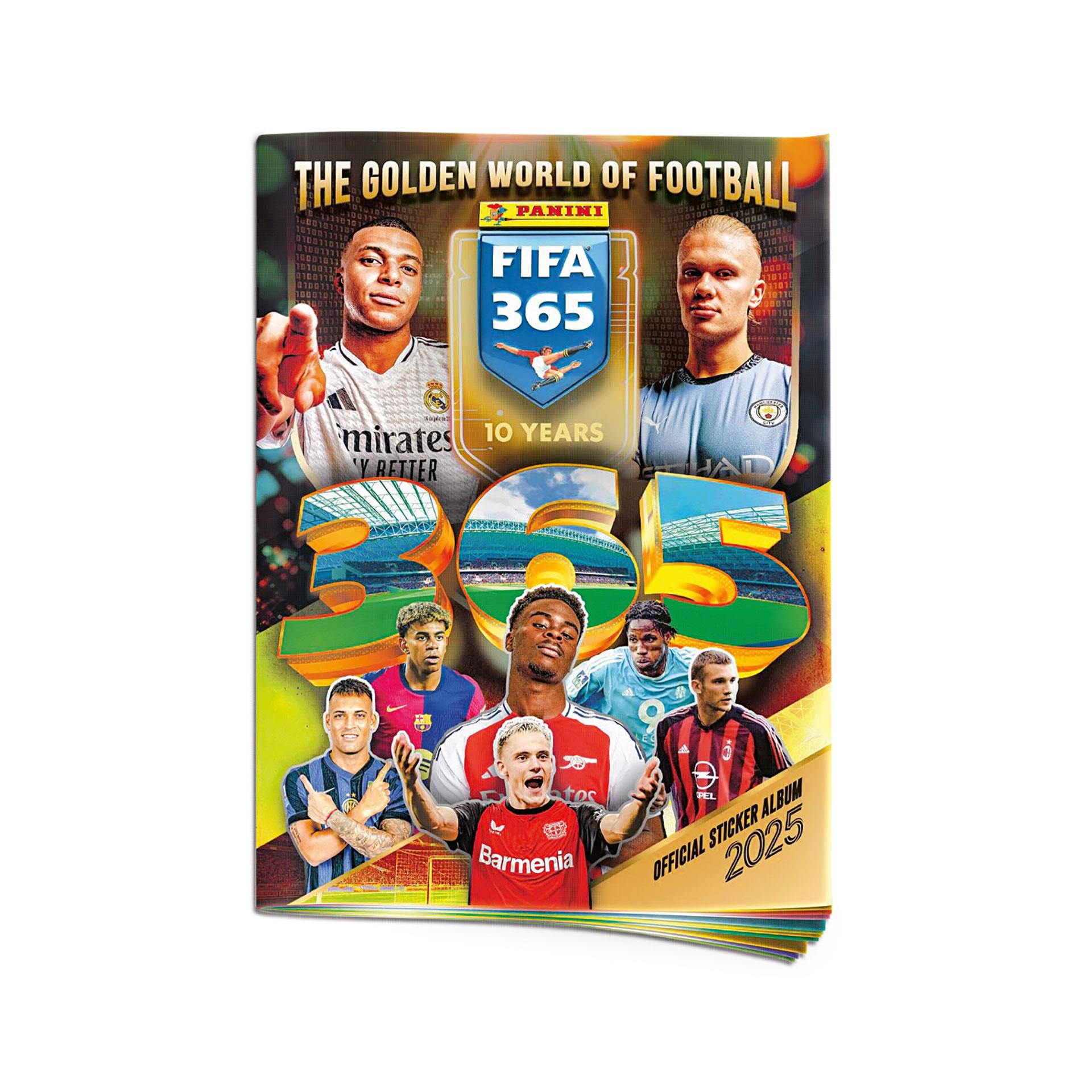 FIFA 365 2025 Panini – Album de 64 pages + 6 autocollants