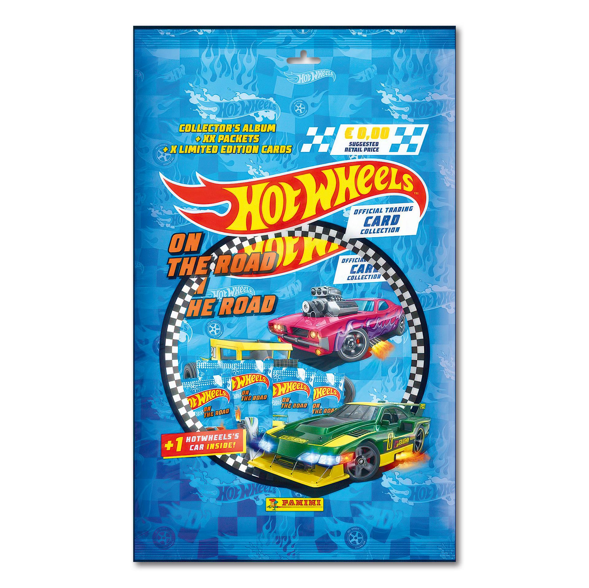 Hot Wheels Panini Starterpack avec gadget 21 pces