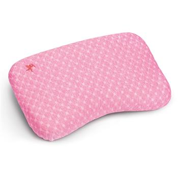 Housse de rechange 2 pces pour coussin en mousse à mémoire de forme rose