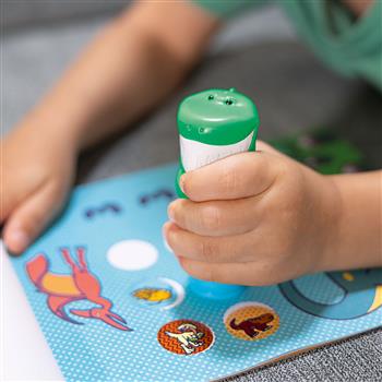 Set dispenser per sticker WOW!: dinosauro