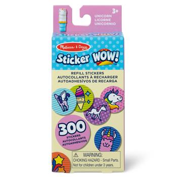 Set di ricambio per sticker WOW!: unicorno