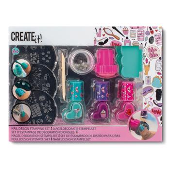 Set de tampons design pour ongles, 10 pces