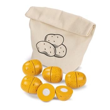 Pommes de terre dans un sac en coton, 6 pièces