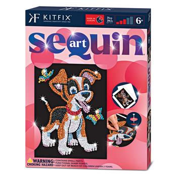 Sequin Art Pailletten Kunst – Welpe