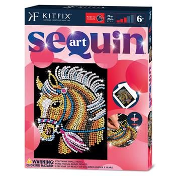 Sequin Art Pailletten Kunst – Pony