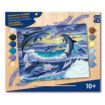 Peinture par numéros – Dauphins