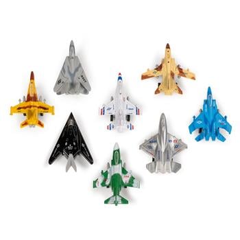 Avions de chasse modèles réduits 1:180, lot de 8 pces