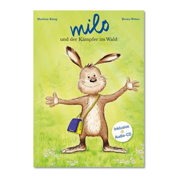 Milo le lapin et le combattant dans la forêt – livre pour enfants avec CD