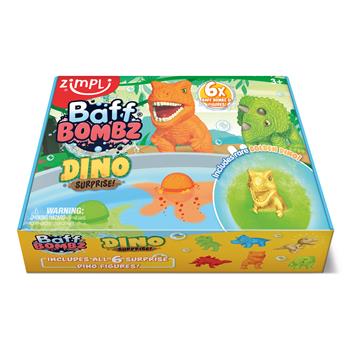 Bombes de bain surprise set dinosaures