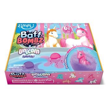 Bombes de bain coffret surprise licorne