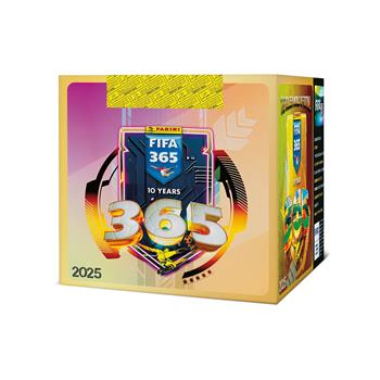 FIFA 365 2025 Panini boîte d'autocollants avec 50 x 5 sticker